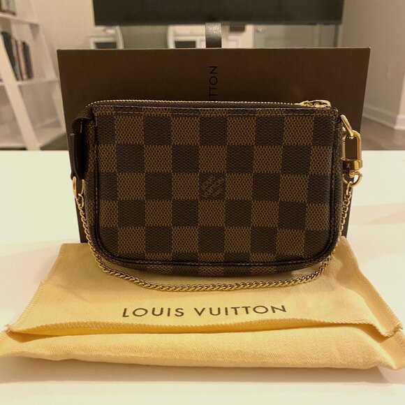 Louis Vuitton Mini Pochette Damier Ebene - Picture 1 of 11
